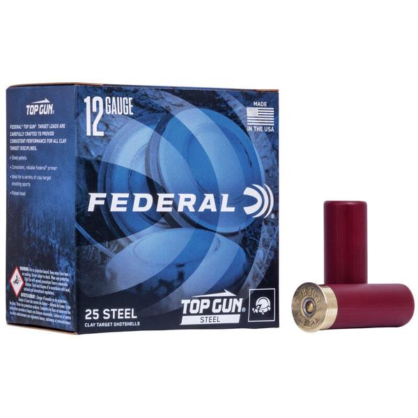 FEDERAL TOP GUN 12 GA 2.75IN 1-1/8 OZ #7 STEEL 1145 FPS 25 RD/BOX