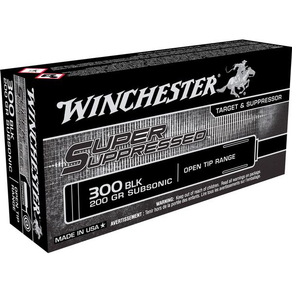 WINCHESTER SUPER SUPPRESSED .300 BLK 200 GR OTR 1060 FPS 20 RD/BOX