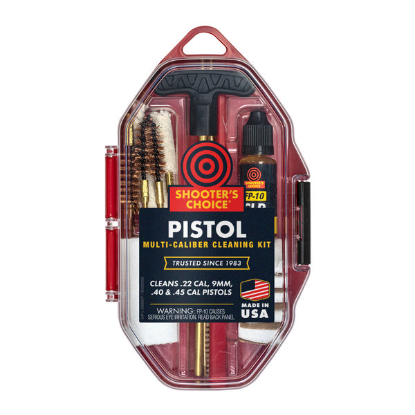 SHOOTER'S CHOICE Multi-Caliber Pistol Cleaning Kit