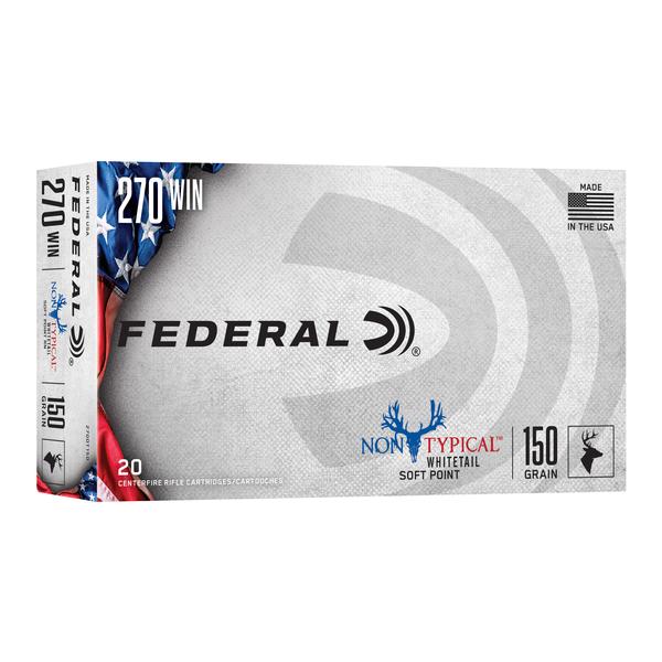 FEDERAL NON-TYPICAL .270 WIN 150 GR SP 2830 FPS 20 RD/BOX