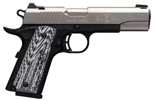 BROWNING BLACK LABEL PRO 1911-380 .380ACP 4.25in SS