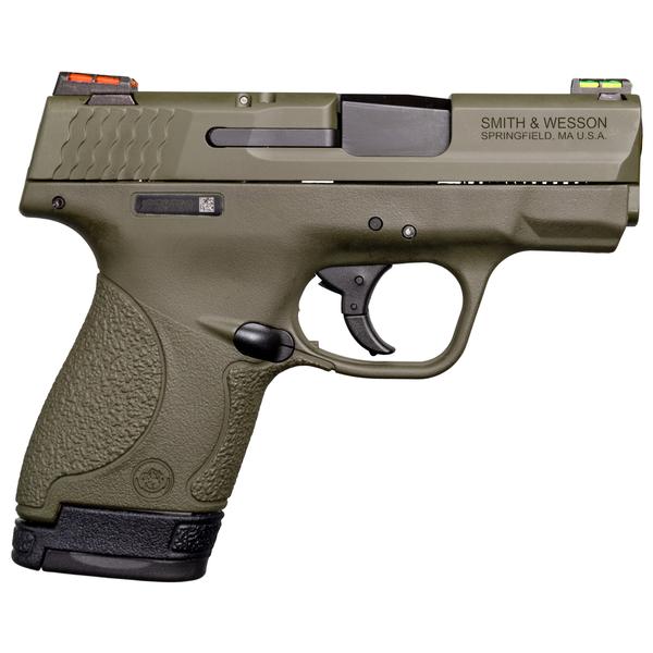 SMITH & WESSON M&P9 SHIELD 9MM 3.1IN 7RD ODG HIVIZ