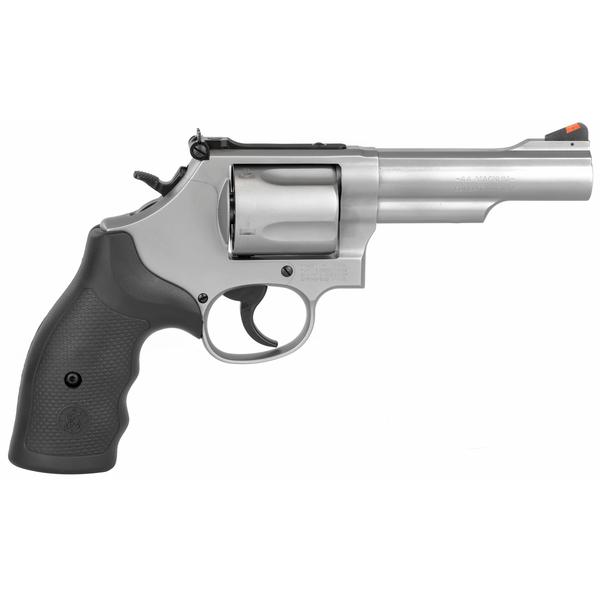SMITH + WESSON MODEL 69 .44MAG 4.25IN Stainless Steel Matte Finish Adjustable Rear Sight