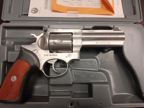 USED RUGER GP100 .357 MAG 4 INCH 6 SHOT STAINLESS -   NOT CA LEGAL