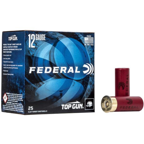 FEDERAL TOP GUN 12GA 2.75IN 1 1/8 OZ #7.5 LEAD 1200 FPS 25 RD/BOX