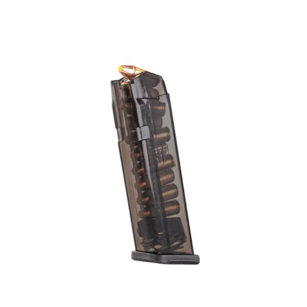 ETS MAG FOR GLOCK 17/34 9MM 10RD CARBON SMOKE