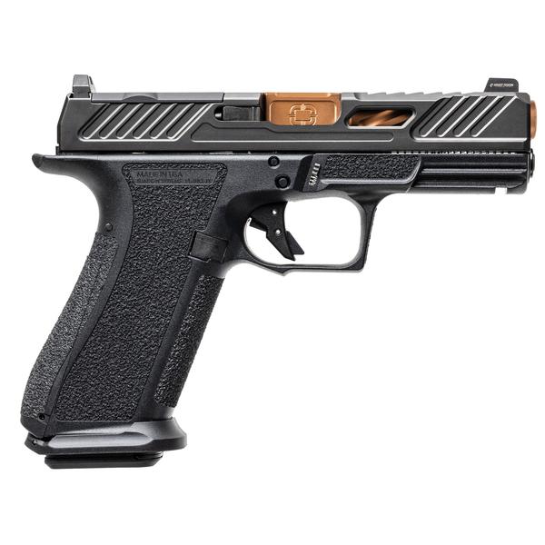 SHADOW SYSTEMS XR920 9MM 4 IN BRONZE MATCH GRADE SPIRAL FLUTED BARREL OPTIC READY IN BLACK