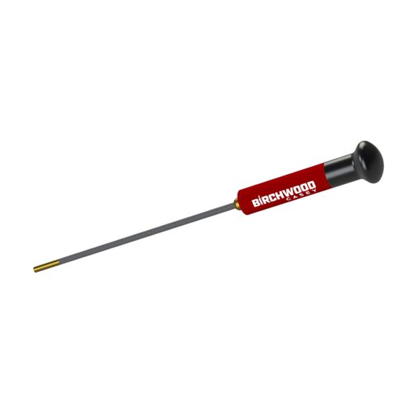 BIRCHWOOD CASEY 9 IN PREMIUM CARBON CLEANING ROD FOR .270-.50 CALIBER BORES BLACK & RED
