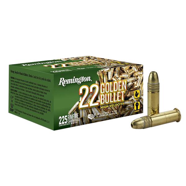 REMINGTON GOLDEN BULLET .22LR 36 GR PHP 1280 FPS 225 RD/BOX