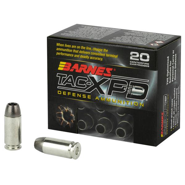 BARNES TAC-XPD .40 S&W 140 GR HP 1120 FPS 20 RD/BOX