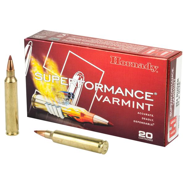 HORNADY SUPERFORMANCE VARMINT .204 RUGER 24 GR NT-X 4400 FPS 20 RD/BOX