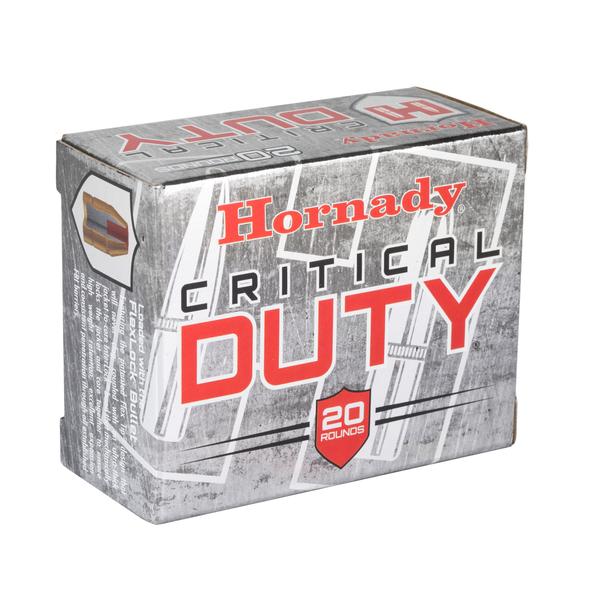 Hornady Critical Duty .40 S&W 175 GR FL 1010 FPS 20 RD/BOX