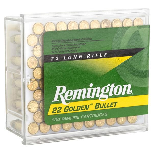 Remington High Velocity 22LR 40 GR Round Nose 1255 FPS 100 RD/Box