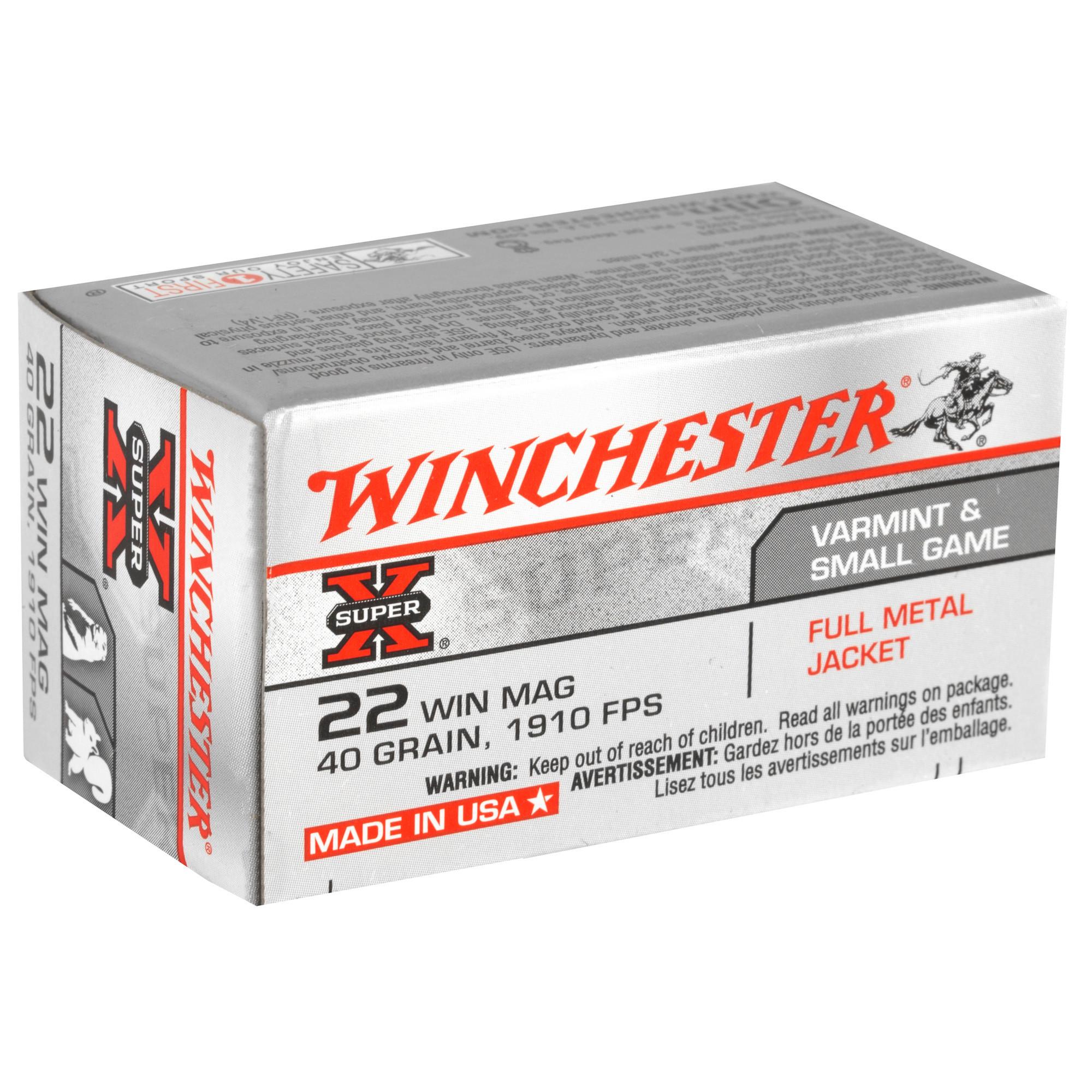 Discount Gun Mart | Winchester Ammo X22M Super-X 22 Winchester Magnum ...