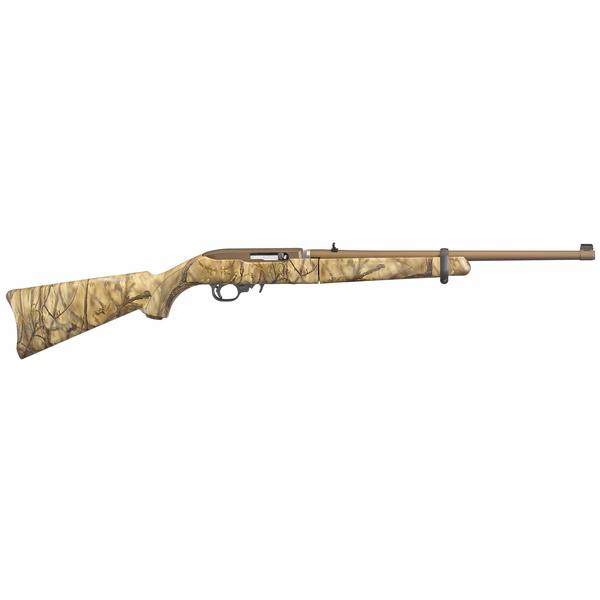 RUGER 10/22 TAKEDOWN .22 LR 18.5IN 10RD BURNT BRONZE Go Wild Camo I-M Brush
